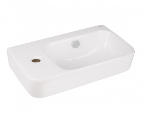 Раковина Qtap Tern 450х260х155 White з донним клапаном QT17115117LW