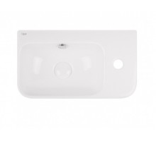 Раковина Qtap Tern 450х260х155 White з донним клапаном QT17115117RW