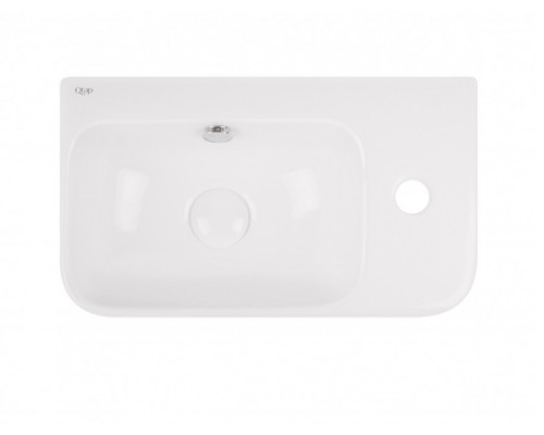 Раковина Qtap Tern 450х260х155 White з донним клапаном QT17115117RW