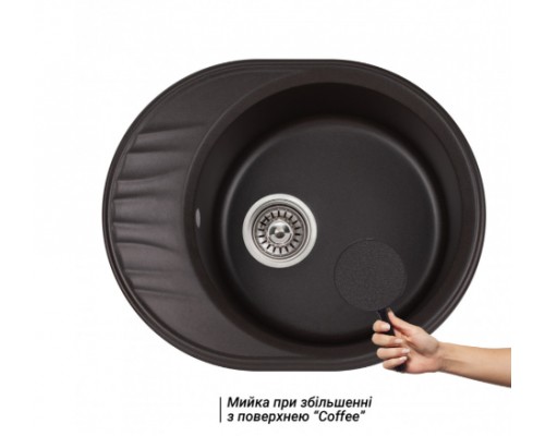 Qtap Кухонная мойка  CS 6151 Coffee (QT6151COF551)