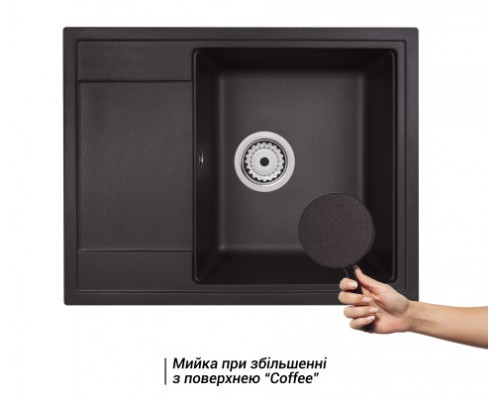 Qtap Кухонная мойка  CS 6450 Coffee (QT6450COF551)