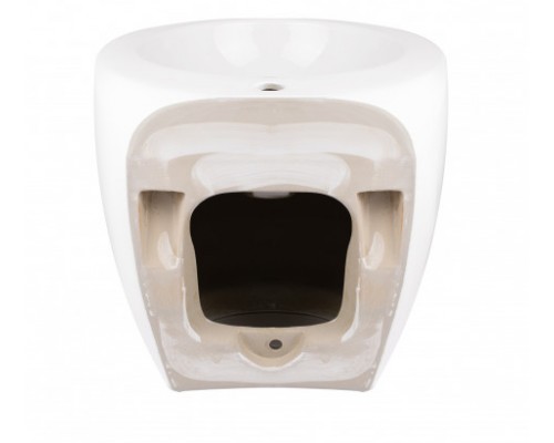 Раковина підвісна моноблок Qtap Robin 520х520х400 White з донним клапаном QT1311001GW