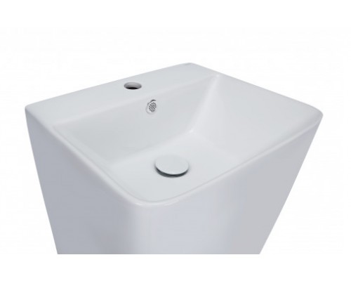 Раковина для підлоги моноблок Qtap Tern 440х380х830mm White з донним клапаном QT1711G302W