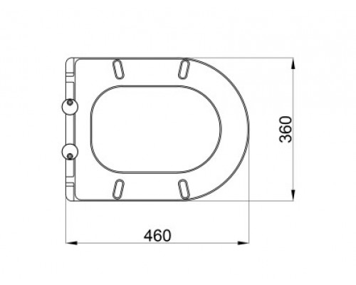 Сидіння для унітаза Qtap (Robin, Scorpio) з мікроліфтом Slim QT99HY2049W