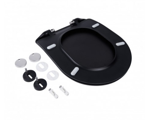 Сидіння для унітаза Qtap (Robin, Scorpio) з мікроліфтом Slim QT99U184UF450MB