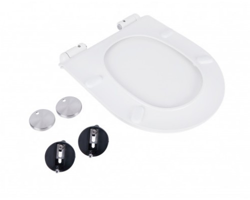 Сидіння для унітаза Qtap (Virgo) з мікроліфтом Slim QT99HY2111W