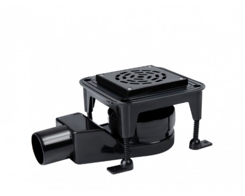 Трап Qtap Virgo BLA6011304 точковий з комбінованим закривом та нержавіючою решіткою