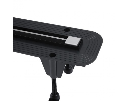 Трап Qtap Aries CRM70900304 щілинний з гідрозакривом та нержавіючою планкою