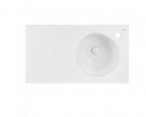 Раковина Qtap Virgo 800х460х300 White з донним клапаном QT1811FL8130ARRW