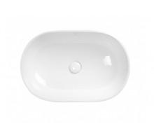 Раковина-чаша Qtap Leo 585х380х180 White з донним клапаном QT1111A028W