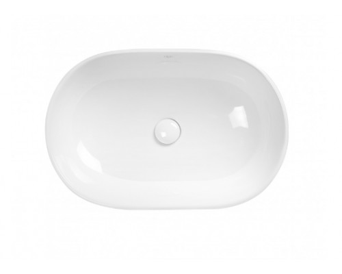 Раковина-чаша Qtap Leo 585х380х180 White з донним клапаном QT1111A028W