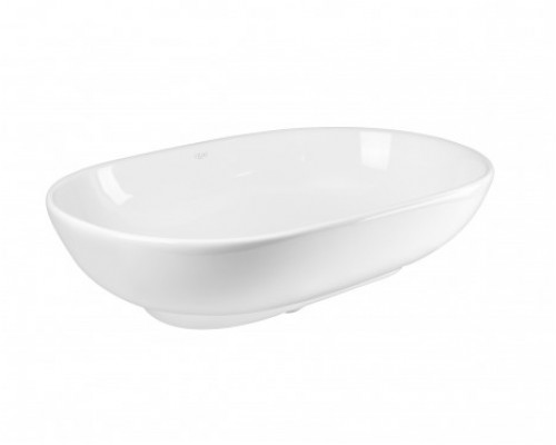 Раковина-чаша Qtap Leo 585х380х180 White з донним клапаном QT1111A028W