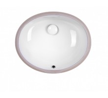 Раковина Qtap Stork 495х410х185 White з донним клапаном QT1511LU023W