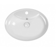 Раковина Qtap Stork 546х406х180 White з донним клапаном QT1511L737W