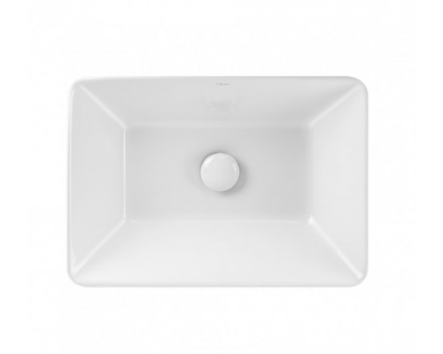 Раковина Qtap Crow 500x350x180 White з донним клапаном QT0511L582W