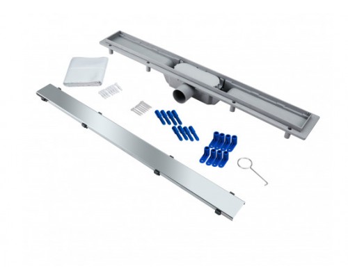 Трап Qtap Dry Tile304-700 лінійний з сухим закривом під плитку 700 мм