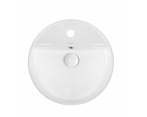 Раковина-чаша Qtap Swan 420х420х145 White з донним клапаном QT1611A051TW