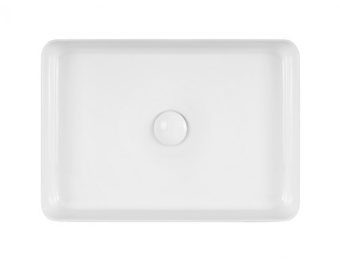 Раковина-чаша Qtap Tern 500х350х145 White з донним клапаном QT1711A055W