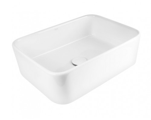 Раковина-чаша Qtap Tern 500х370х200 White з донним клапаном QT1711A048W