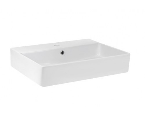 Раковина Qtap Crow 600х450х150 White з донним клапаном QT0511WL032W