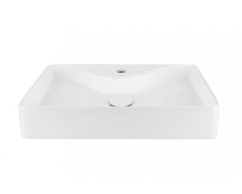 Раковина-чаша Qtap Crow 515х370х120 White з донним клапаном QT0511A064W