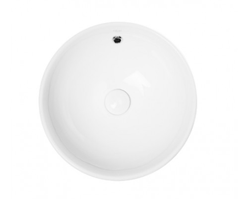 Раковина-чаша Qtap Robin 410х410х180 White з донним клапаном QT1311A004W