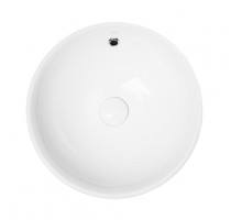 Раковина-чаша Qtap Robin 383х383х175 White з донним клапаном QT1311L408W