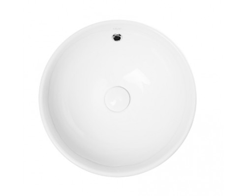 Раковина-чаша Qtap Robin 383х383х175 White з донним клапаном QT1311L408W