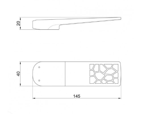 Ручка для змішувача Qtap Vlasta 9928102B