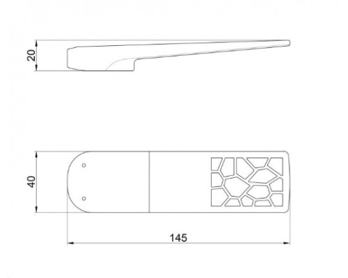 Ручка для змішувача Qtap Vlasta 9928102W