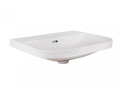 Раковина Qtap Stork 565х475х180 White з донним клапаном QT1511L736W