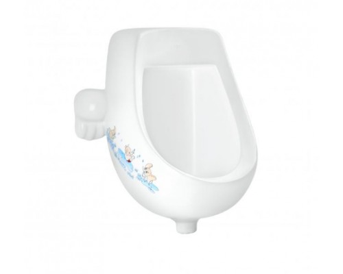 Пісуар підвісний дитячий Qtap Baby 420х300х465 White з малюнком QT2388U460EWD