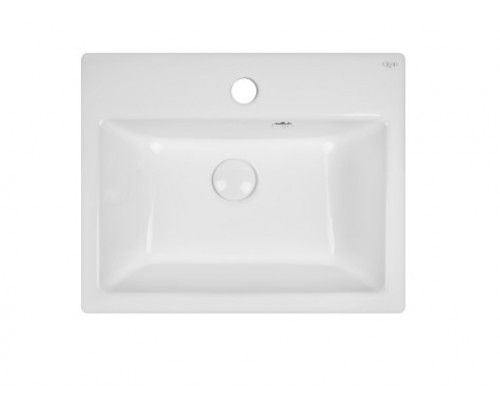 Раковина підвісна моноблок Qtap Tern 465х385х370 White з донним клапаном QT1711G803W