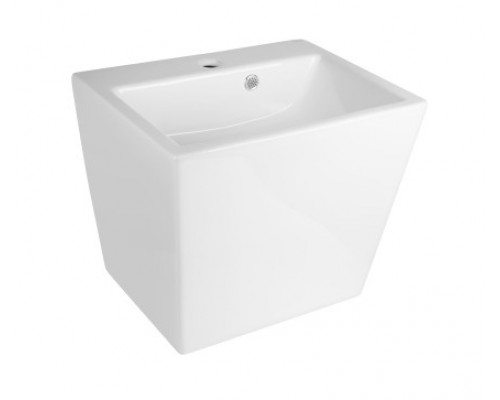 Раковина підвісна моноблок Qtap Tern 465х385х370 White з донним клапаном QT1711G803W