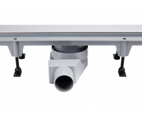 Трап Qtap Standard CRM50800304 лінійний з комбінованим закривом та нержавіючою решіткою