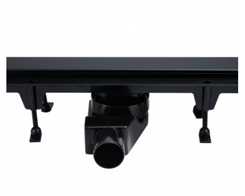 Трап Qtap Standard BLA50800304 лінійний з комбінованим закривом та нержавіючою решіткою