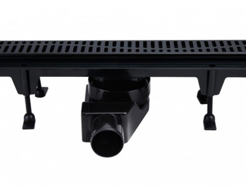 Трап Qtap Pisces BLA50800304 лінійний з комбінованим закривом та нержавіючою решіткою