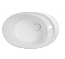 Раковина-чаша Qtap Scorpio 590х380х190 White з донним клапаном QT14111037W