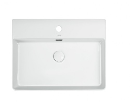 Раковина Qtap Nando LT 600х420х120 White з донним клапаном QT12112173W