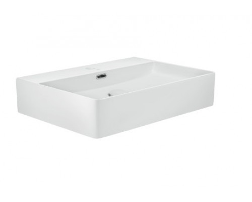 Раковина Qtap Nando LT 600х420х120 White з донним клапаном QT12112173W