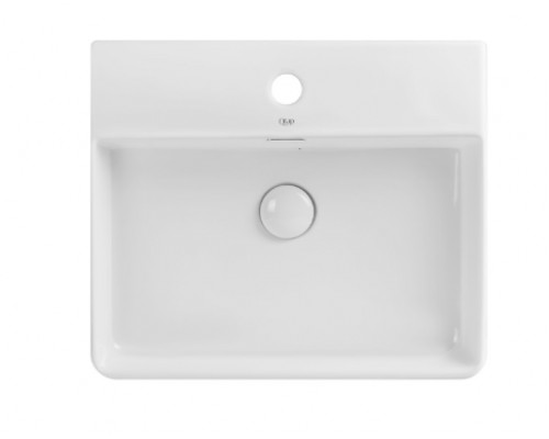 Раковина Qtap Nando LT 500х420х120 White з донним клапаном QT12112173SW