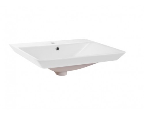 Раковина Qtap Albatross D 600х500х210 White з донним клапаном QT01115060DW