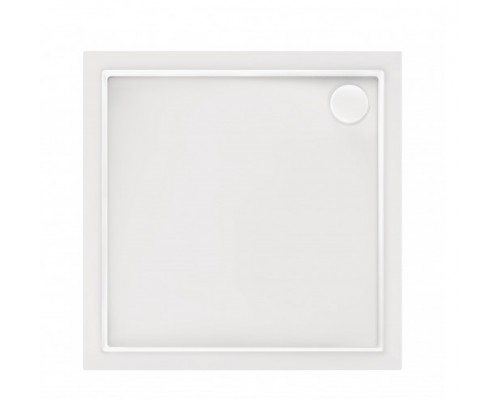 Душовий піддон Qtap Tern 308812C 80x80x12 см + сифон