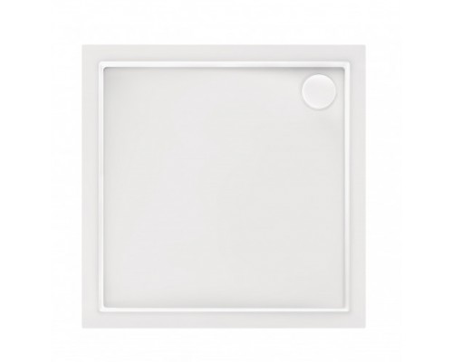 Душовий піддон Qtap Tern 309912C 90x90x12 см + сифон