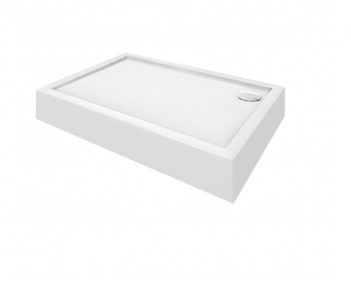 Душовий піддон Qtap Tern 301812C 100x80x12 см + сифон