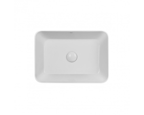 Умивальник-чаша Qtap Virgo 490х350х110 White із донним клапаном QT18112261W