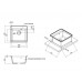 Кухонна мийка Qtap CS 5151 Beton (QTCS5151BET)