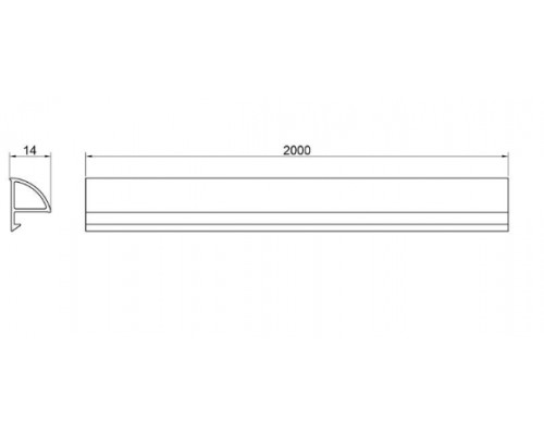 Декоративна планка для піддона та ванни Qtap Water cover WHI60201401