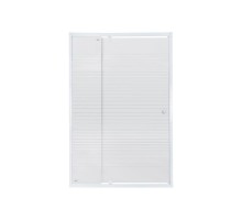 Qtap Душевая дверь в нишу  Pisces WHI2012-13.CP5 120-130x185 см, стекло Pattern 5 мм