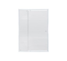 Qtap Душевая дверь в нишу  Pisces WHI2013-14.CP5 130-140x185 см, стекло Pattern 5 мм